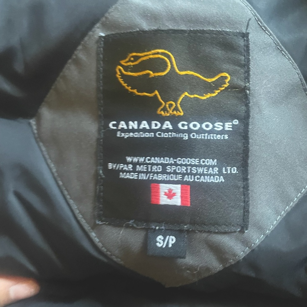 Canadá goose vintage small dark grey